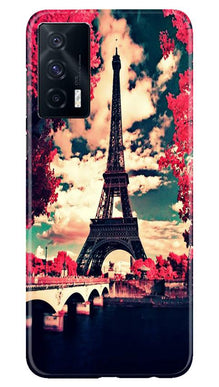 Eiffel Tower Mobile Back Case for Vivo iQOO 7 (Design - 212)