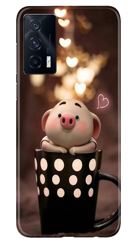 Cute Bunny Case for Vivo iQOO 7 (Design No. 213)