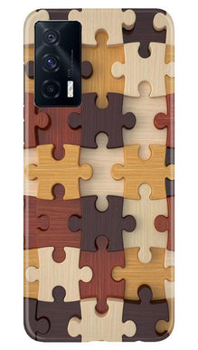 Puzzle Pattern Mobile Back Case for Vivo iQOO 7 (Design - 217)