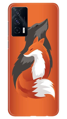 Wolf  Mobile Back Case for Vivo iQOO 7 (Design - 224)