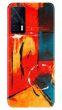 Modern Art Mobile Back Case for Vivo iQOO 7 (Design - 239)