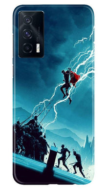 Thor Avengers Mobile Back Case for Vivo iQOO 7 (Design - 243)