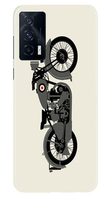 MotorCycle Mobile Back Case for Vivo iQOO 7 (Design - 259)