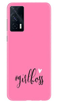 Girl Boss Pink Case for Vivo iQ007 (Design No. 269)