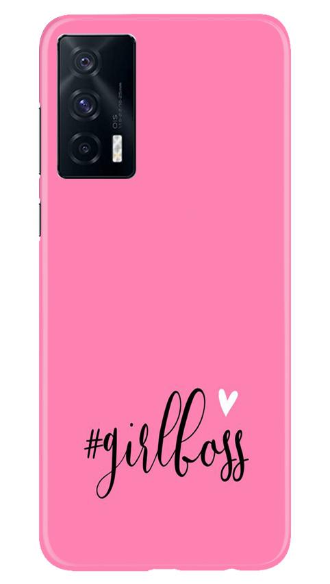 Girl Boss Pink Case for Vivo iQ007 (Design No. 269)