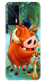 Timon and Pumbaa Mobile Back Case for Vivo iQOO 7 (Design - 305)