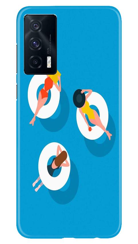 Girlish Mobile Back Case for Vivo iQOO 7 (Design - 306)