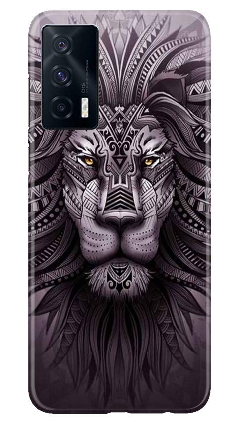 Lion Mobile Back Case for Vivo iQOO 7 (Design - 315)