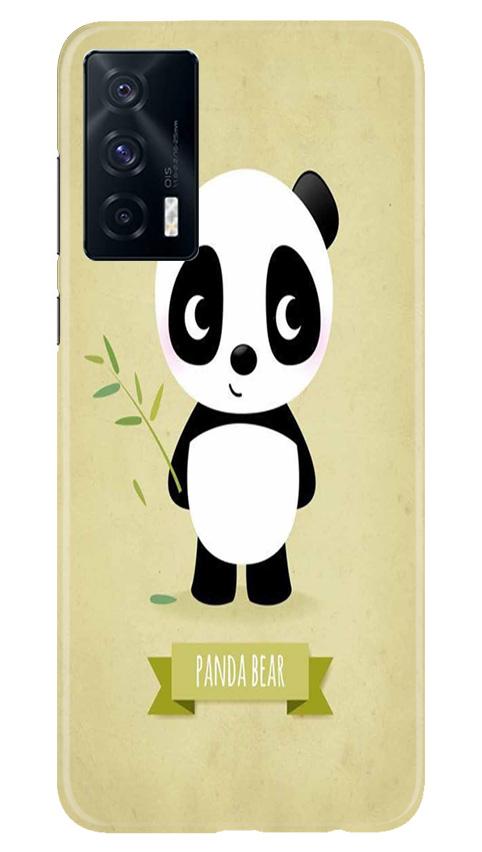 Panda Bear Mobile Back Case for Vivo iQOO 7 (Design - 317)