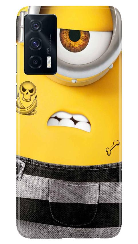 Minion Mobile Back Case for Vivo iQOO 7 (Design - 324)