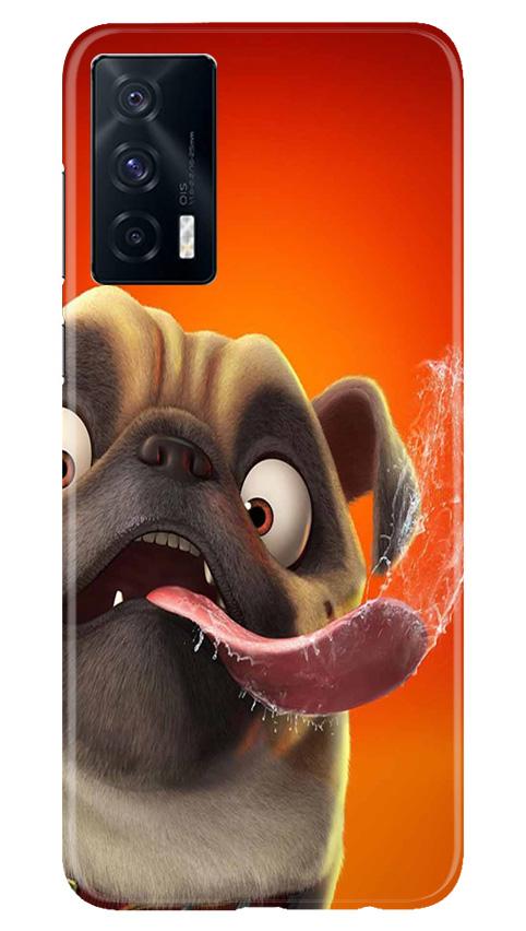 Dog Mobile Back Case for Vivo iQOO 7 (Design - 343)