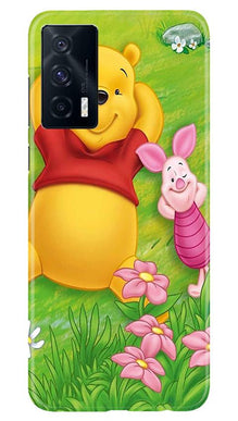 Winnie The Pooh Mobile Back Case for Vivo iQOO 7 (Design - 348)