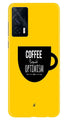 Coffee Optimism Mobile Back Case for Vivo iQOO 7 (Design - 353)