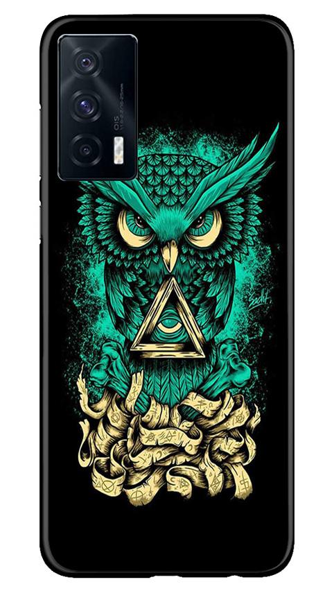 Owl Mobile Back Case for Vivo iQOO 7 (Design - 358)