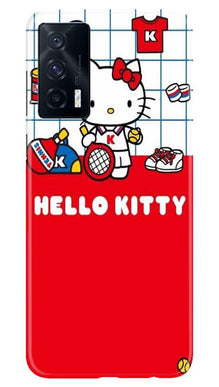Hello Kitty Mobile Back Case for Vivo iQOO 7 (Design - 363)
