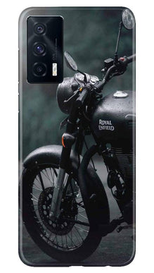 Royal Enfield Mobile Back Case for Vivo iQOO 7 (Design - 380)