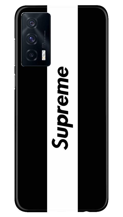 Supreme Mobile Back Case for Vivo iQOO 7 (Design - 388)