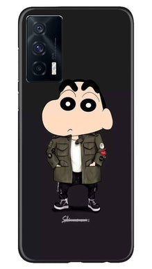 Shin Chan Mobile Back Case for Vivo iQOO 7 (Design - 391)