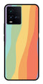 Muted Rainbow Metal Mobile Case for Vivo iQOO 9T 5G   (Design No -02)