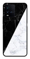 Black White Marble Design Metal Mobile Case for Vivo iQOO 9T 5G   (Design No -09)