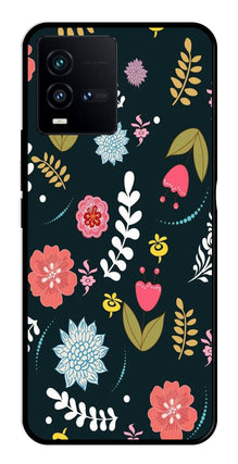 Floral Pattern2 Metal Mobile Case for Vivo iQOO 9T 5G