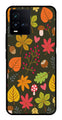 Leaves Design Metal Mobile Case for Vivo iQOO 9T 5G   (Design No -51)