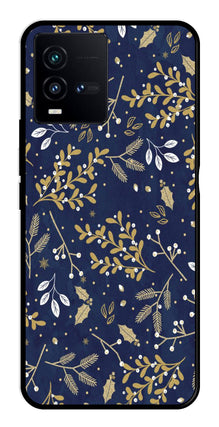 Floral Pattern  Metal Mobile Case for Vivo iQOO 9T 5G