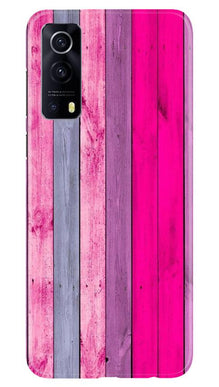 Wooden look Mobile Back Case for Vivo iQOO Z3 5G (Design - 24)