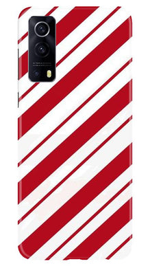 Red White Mobile Back Case for Vivo iQOO Z3 5G (Design - 44)