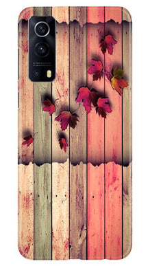Wooden look2 Mobile Back Case for Vivo iQOO Z3 5G (Design - 56)