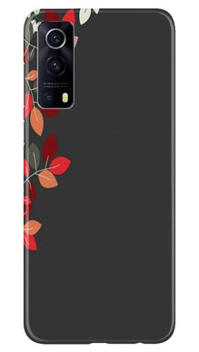 Grey Background Mobile Back Case for Vivo iQOO Z3 5G (Design - 71)
