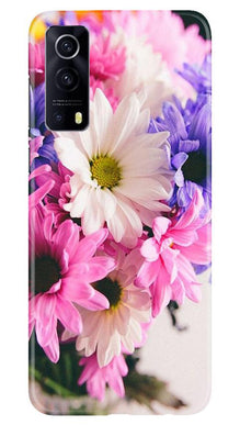 Coloful Daisy Mobile Back Case for Vivo iQOO Z3 5G (Design - 73)
