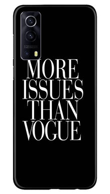 More Issues than Vague Mobile Back Case for Vivo iQOO Z3 5G (Design - 74)