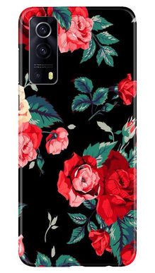 Red Rose2 Mobile Back Case for Vivo iQOO Z3 5G (Design - 81)