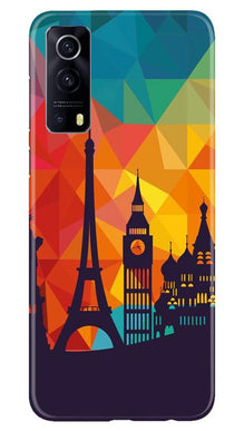 Eiffel Tower2 Mobile Back Case for Vivo iQOO Z3 5G (Design - 91)