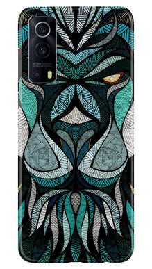 Lion Mobile Back Case for Vivo iQOO Z3 5G (Design - 97)