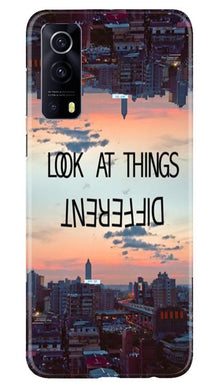Look at things different Mobile Back Case for Vivo iQOO Z3 5G (Design - 99)