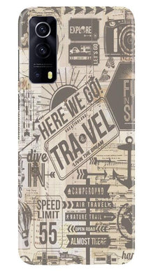 Travel Mobile Back Case for Vivo iQOO Z3 5G  (Design - 104)