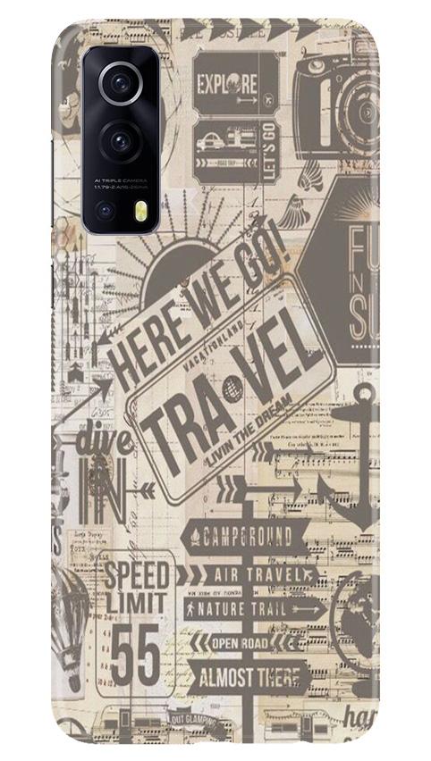 Travel Case for Vivo iQOO Z3 5G  (Design - 104)