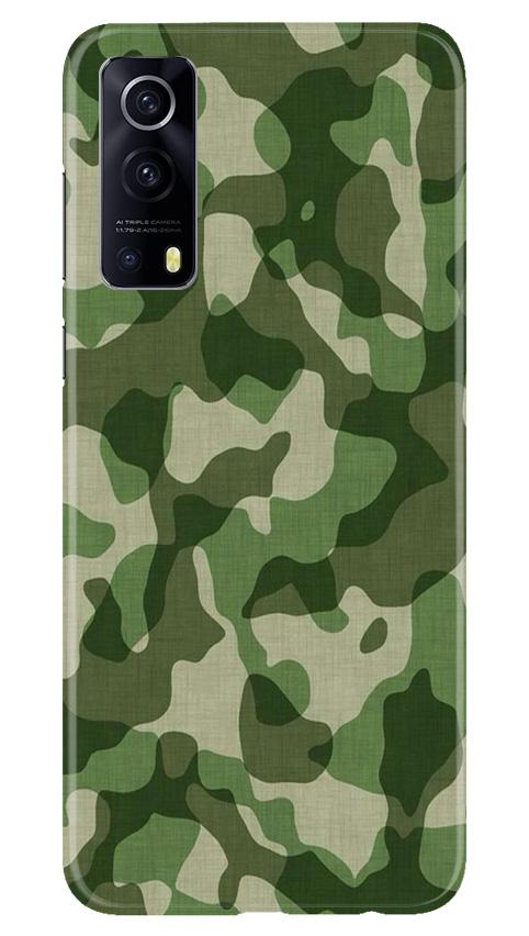 Army Camouflage Case for Vivo iQOO Z3 5G(Design - 106)