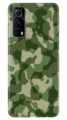 Army Camouflage Mobile Back Case for Vivo iQOO Z3 5G  (Design - 106)