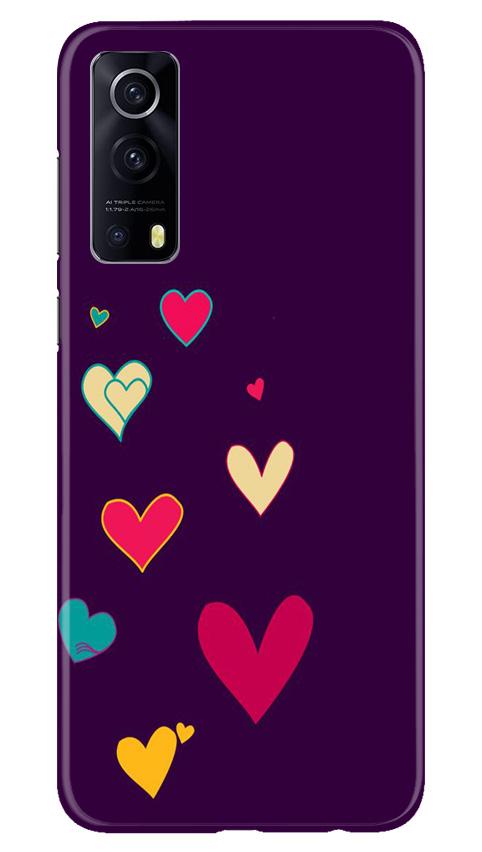 Purple Background Case for Vivo iQOO Z3 5G  (Design - 107)