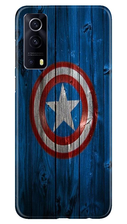 Captain America Superhero Case for Vivo iQOO Z3 5G  (Design - 118)