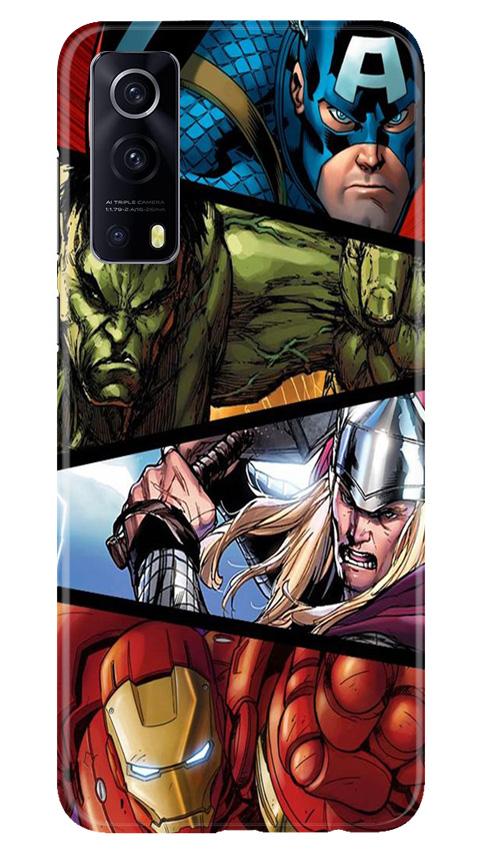 Avengers Superhero Case for Vivo iQOO Z3 5G  (Design - 124)