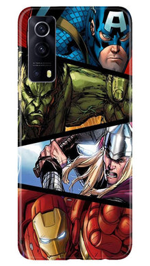 Avengers Superhero Mobile Back Case for Vivo iQOO Z3 5G  (Design - 124)