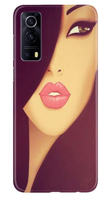 Girlish Mobile Back Case for Vivo iQOO Z3 5G  (Design - 130)
