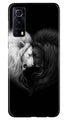Dark White Lion Case for Vivo iQOO Z3 5G  (Design - 140)
