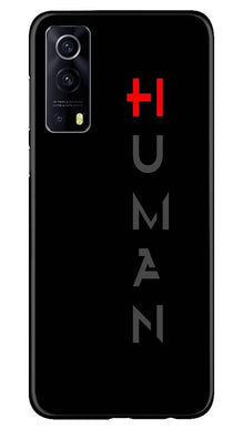 Human Mobile Back Case for Vivo iQOO Z3 5G  (Design - 141)