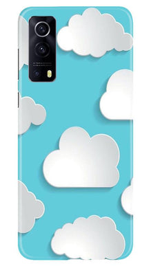 Clouds Mobile Back Case for Vivo iQOO Z3 5G (Design - 210)