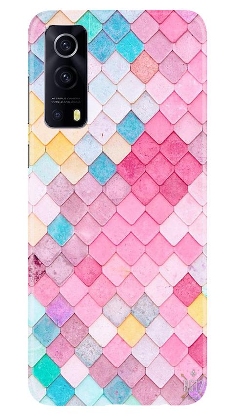 Pink Pattern Case for Vivo iQOO Z3 5G (Design No. 215)